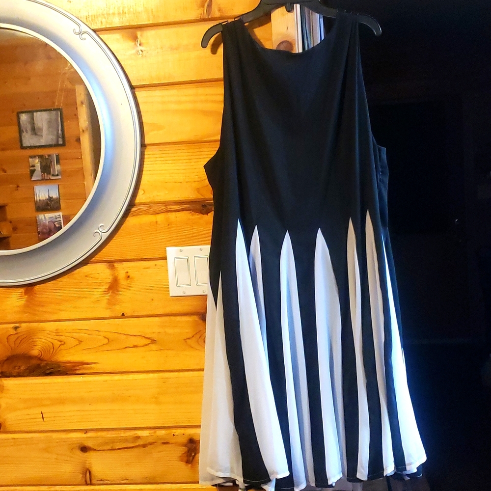Sassy Black and White dress